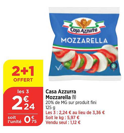 casa azzurra mozzarella