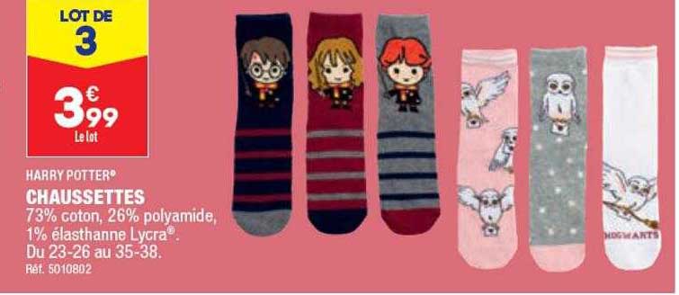 chaussettes harry potter
