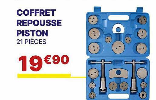coffret repousse piston