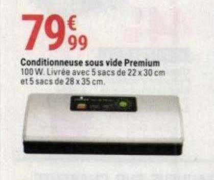 conditionneuse sous vide premium