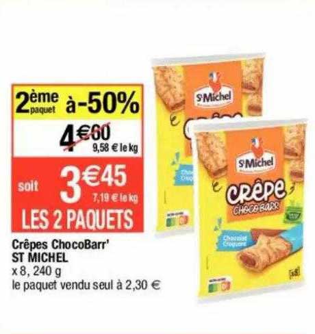 Crêpes Chocobarr' St Michel