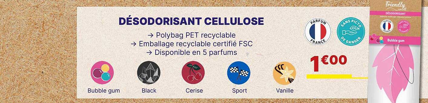 Désodorisant Cellulose