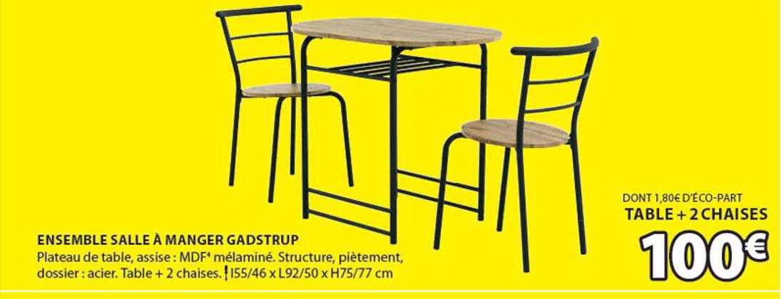 ensemble salle à manger gadstrup