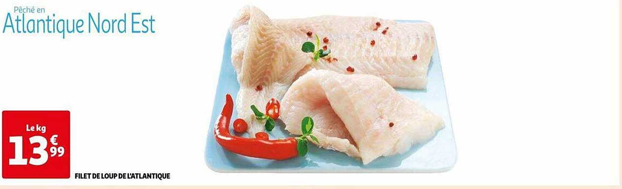 filet de loup de l'atlantique