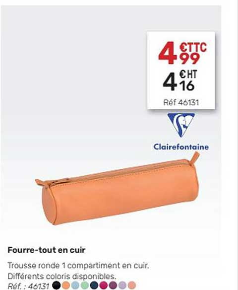 fourre-tout en cuir