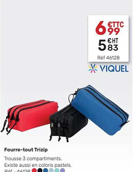 fourre-tout trizip viquel