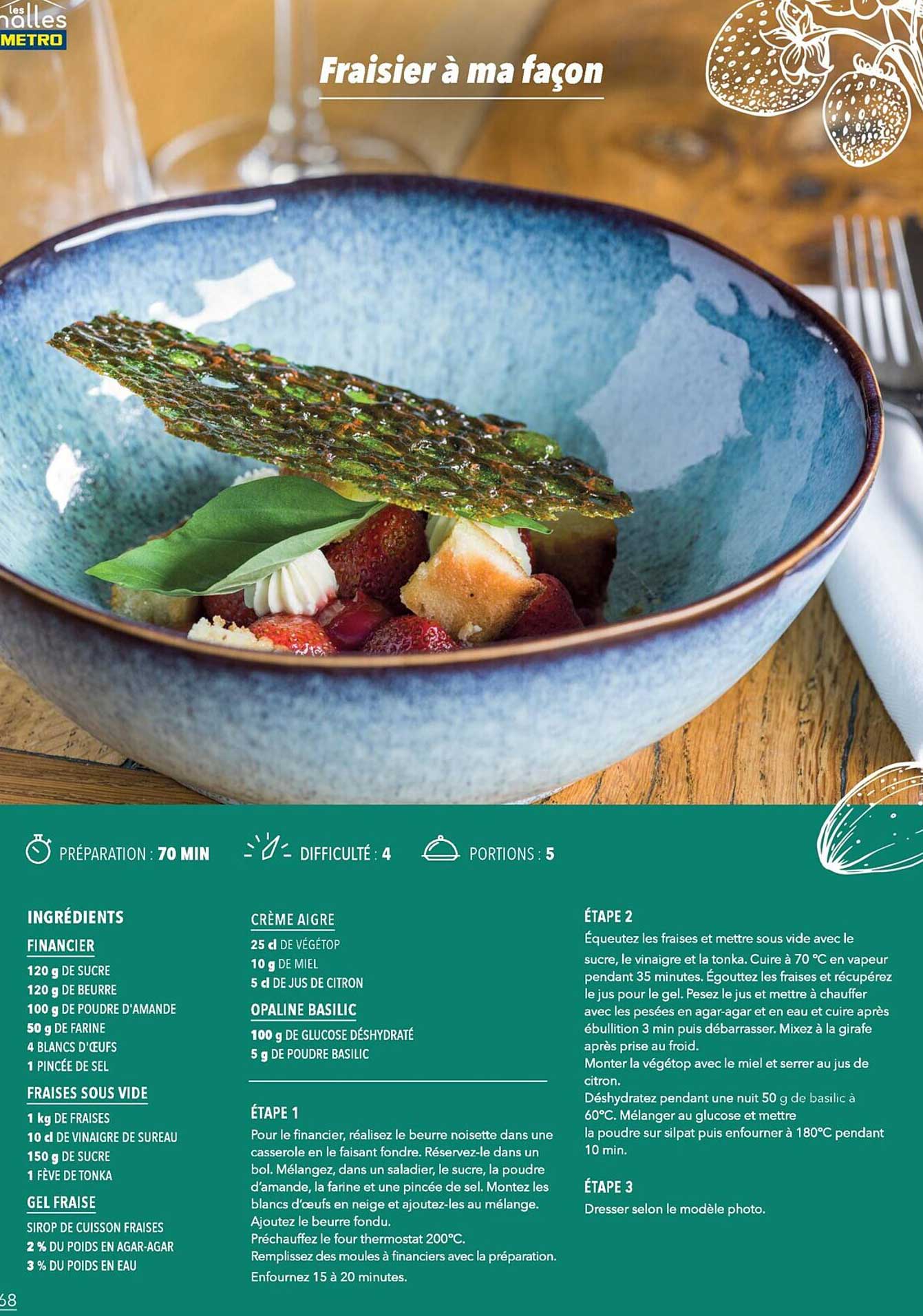 fraisier à ma façon