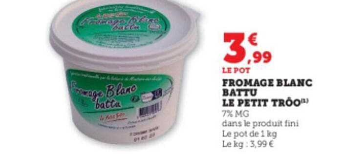 Fromage Blanc Battu Le Petit Trôo