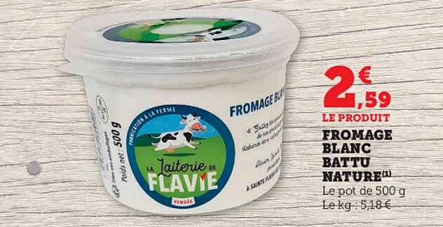 fromage blanc battu nature