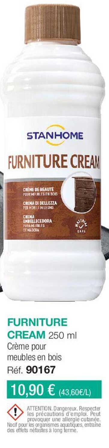 furniture cream crème pour meubles en bois
