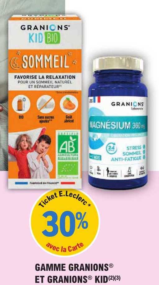 gamme granions et granions kid