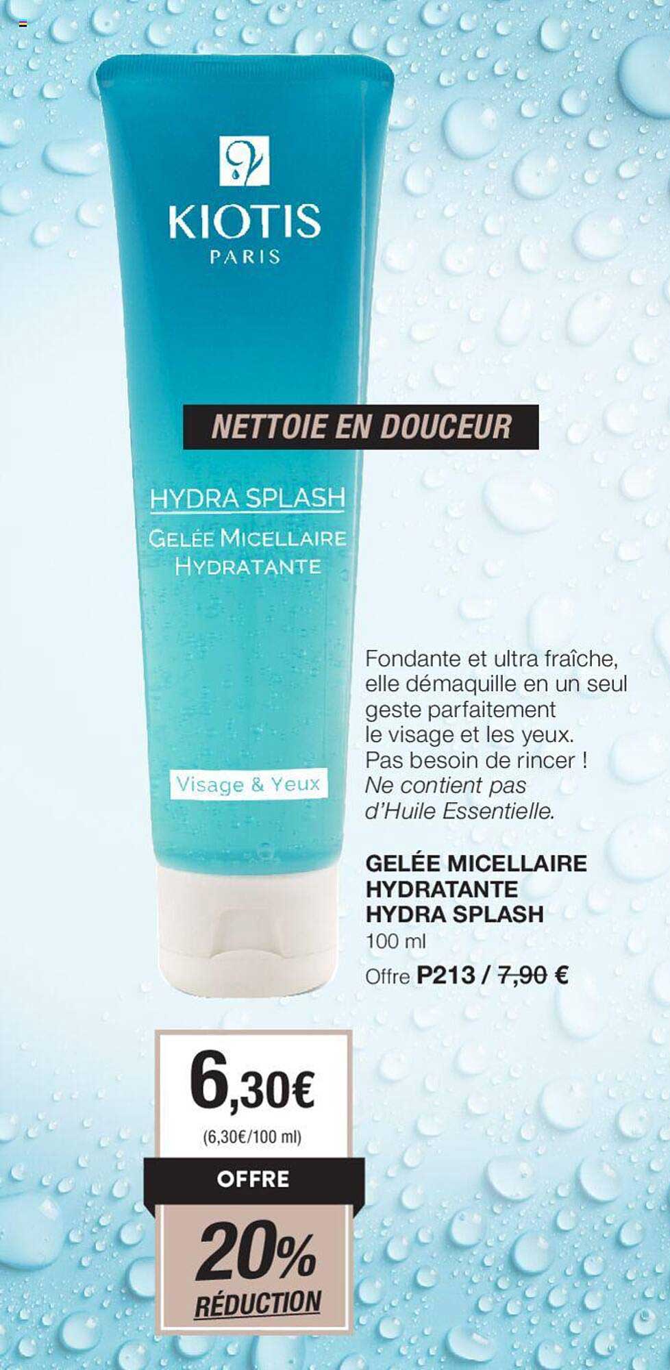 gelée micellaire hydratante hydra splash