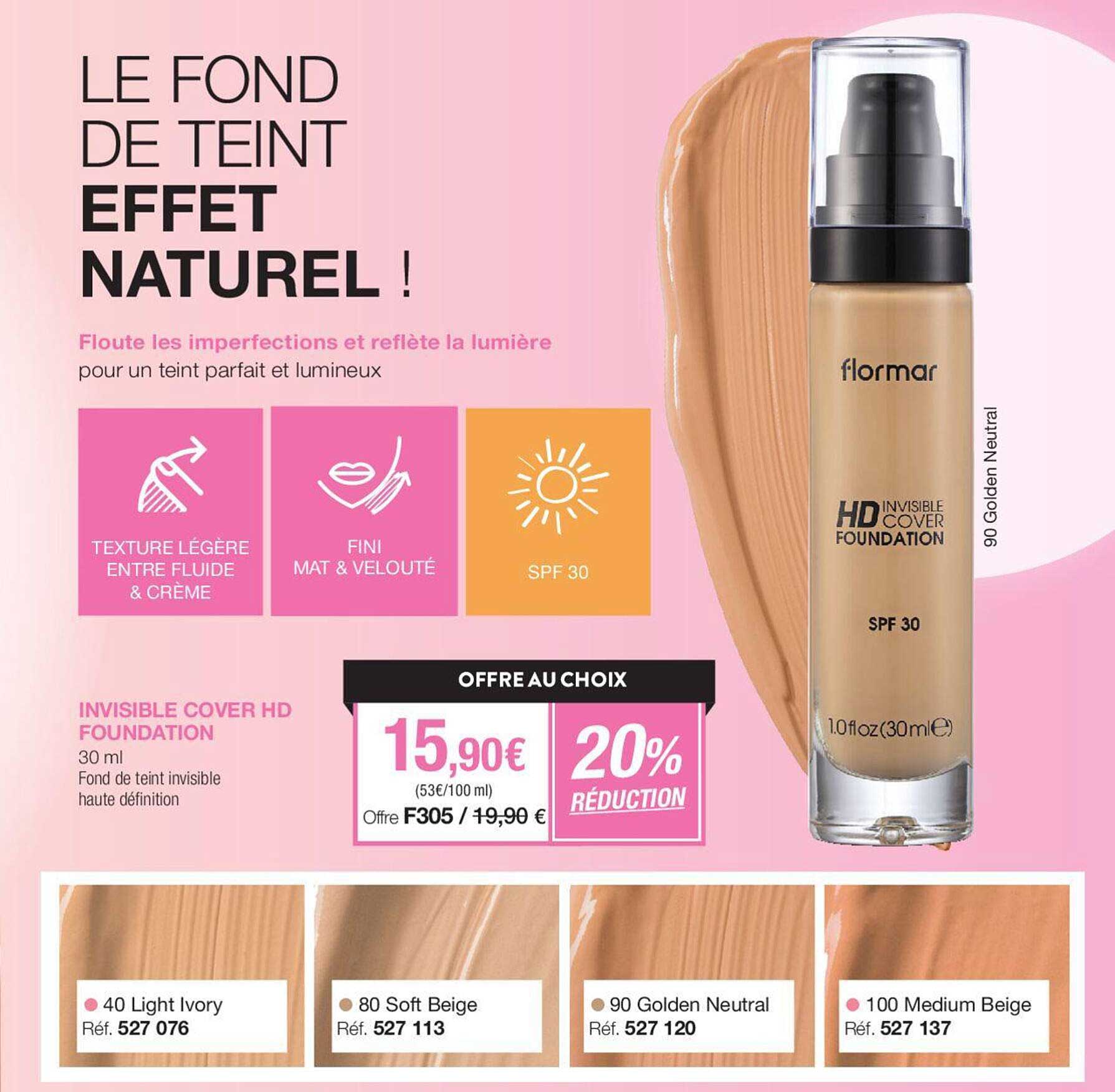 invisible cover hd foundation fond de teint invisible haute definition