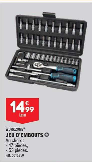 jeu d'embouts workzone