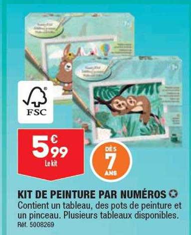 kit de peinture par numéros