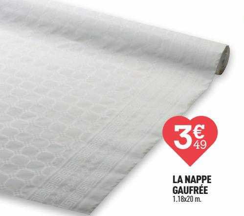 la nappe gaufrée