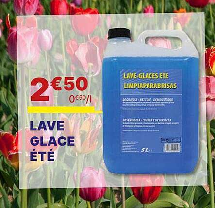 lave glace été