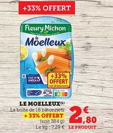le moelleux fleury michon