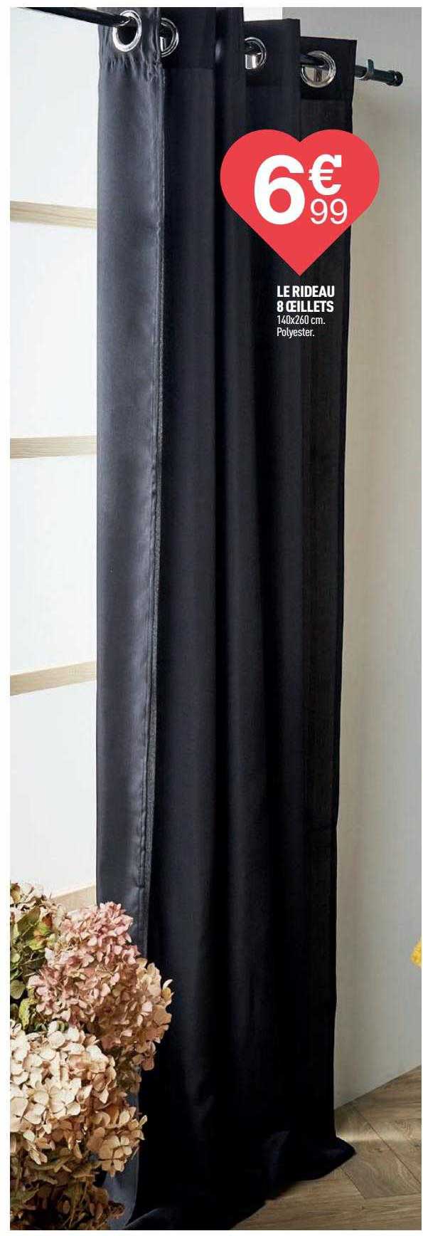 Le Rideau 8 œillets