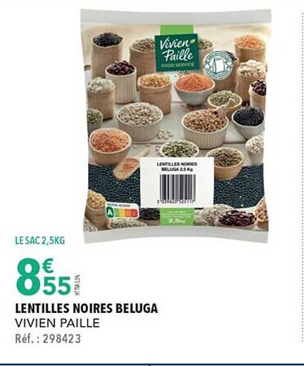 lentilles noires beluga vivien paille