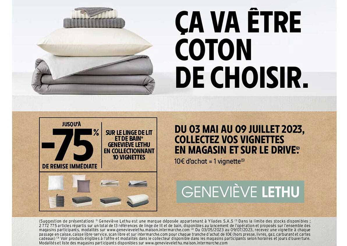 linge de lit et de bain geneviève lethu
