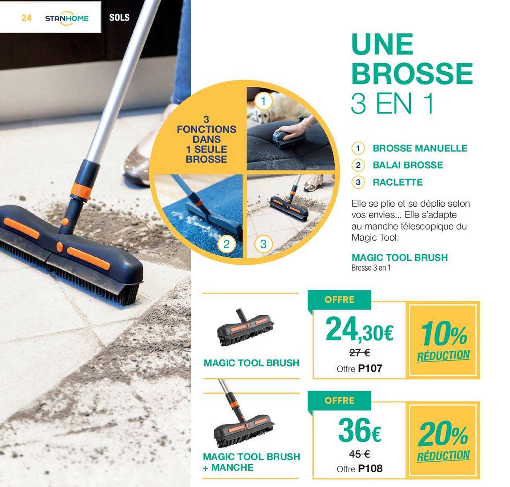 magic tool brush brosse