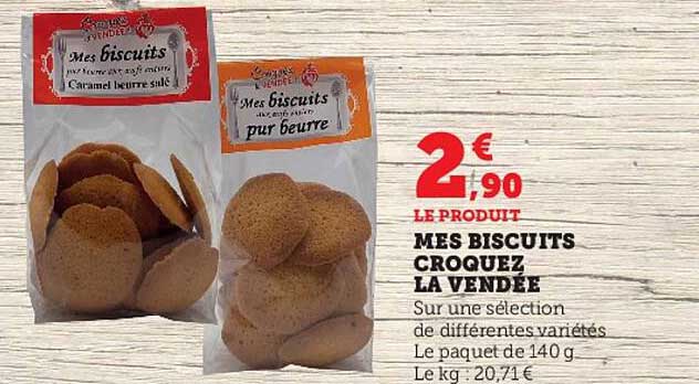 mes biscuits croquez la vendée