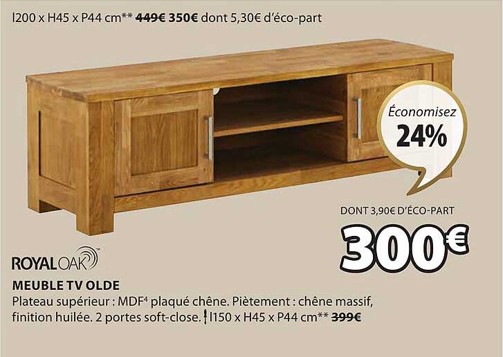 meuble tv olde royal oak