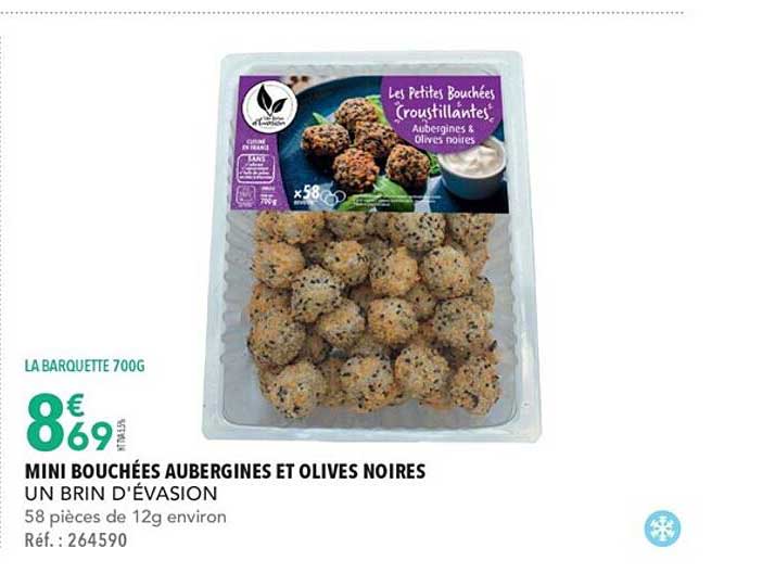 mini bouchées aubergines et olives noires un brin d'évasion