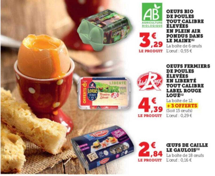 œufs bio de poules tout calibre élevées en plein air pondus dans le maine, œufs fermiers de poules élevées en liberté tout calibre label rouge loué, œufs de caille le gaulois