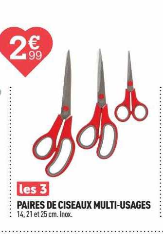 paires de ciseaux multi-usages