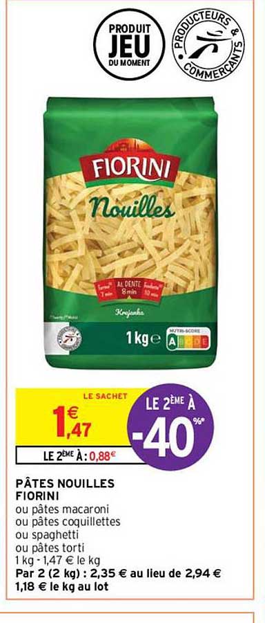 Pâtes Nouilles Fiorini