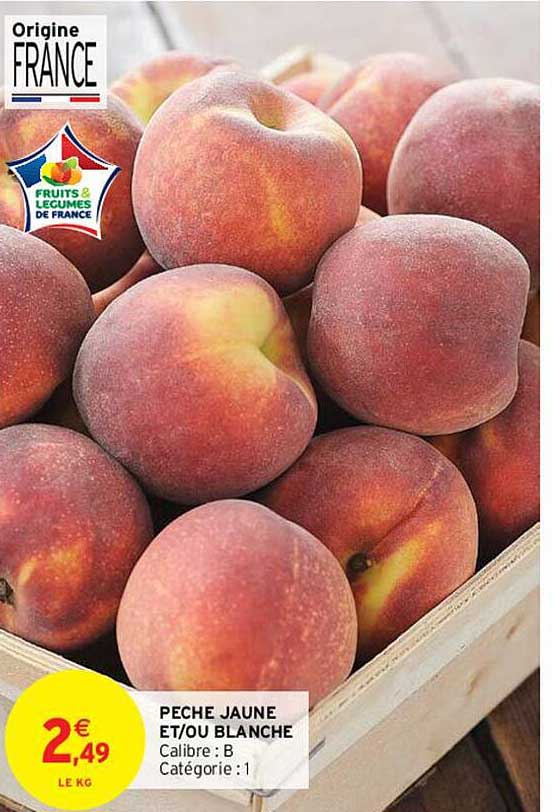 pêche jaune et-ou blanche