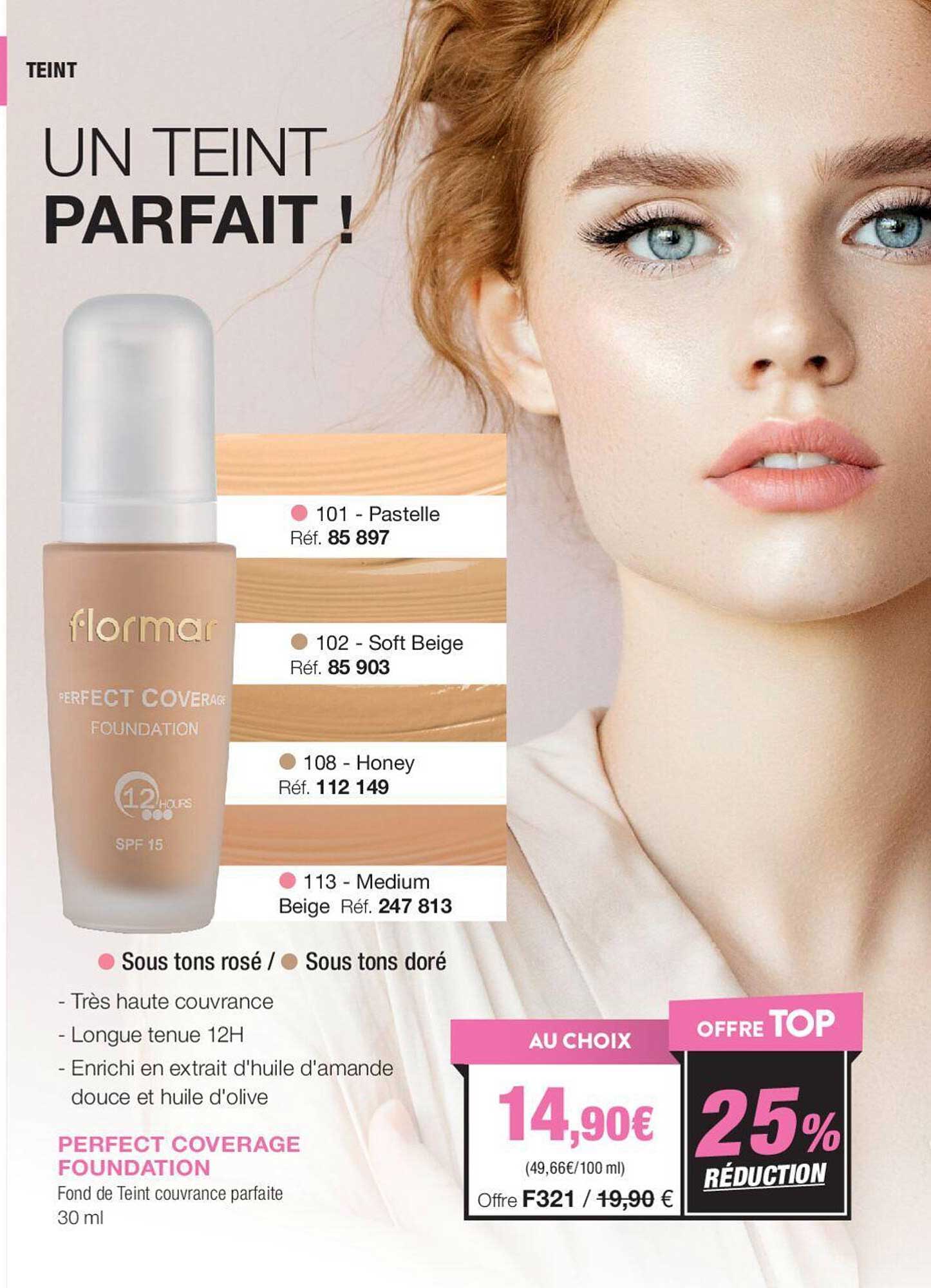 perfect coverage foundation fond de teint couvrance parfaite