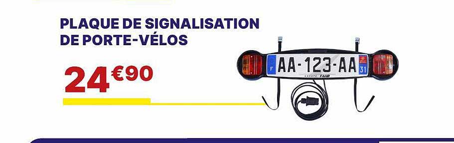 plaque de signalisation de porte-vélos