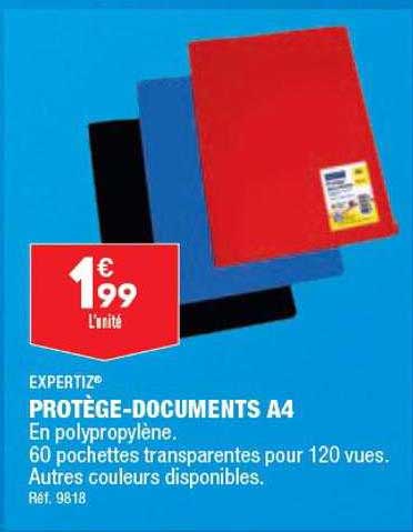 protège-documents a4 expertiz