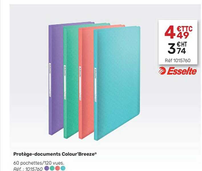 protège-documents colour'breeze esselte
