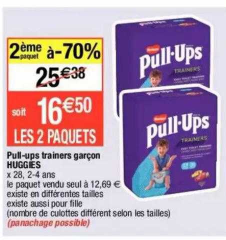 pull-ups trainers garçon huggies