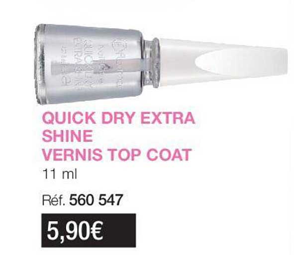 Quick Dry Extra Shine Vernis Top Coat