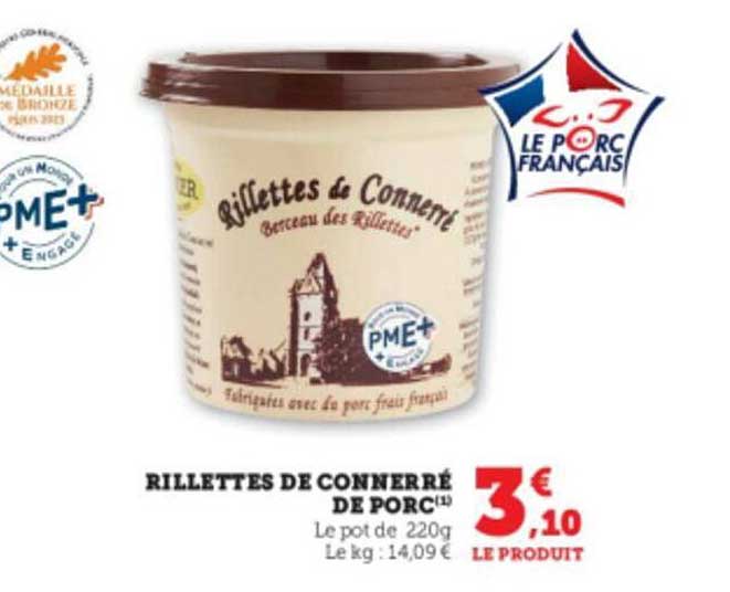 Rillettes De Connerré De Porc