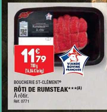Rôti De Rumsteak Boucherie St-clément