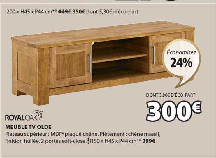 royaloak meuble tv olde