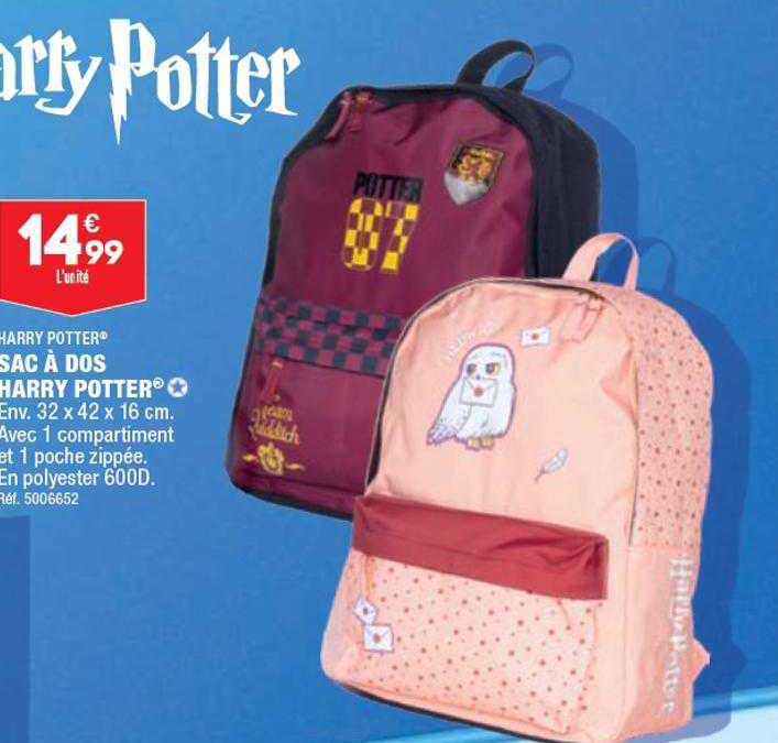 sac à dos harry potter