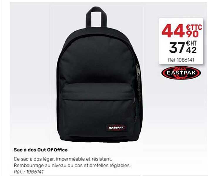 sac à dos out of office eastpak
