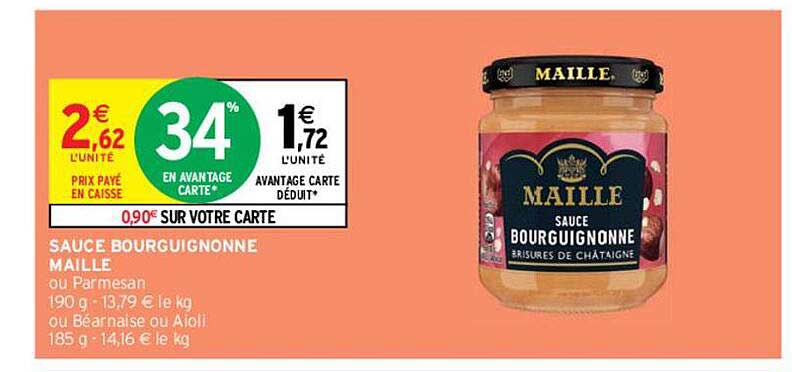sauce bourguignonne maille