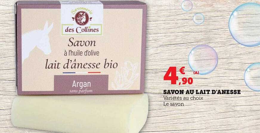 savon au lait d'anesse