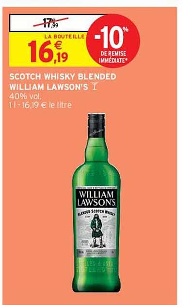 scotch whisky blended william lawson's