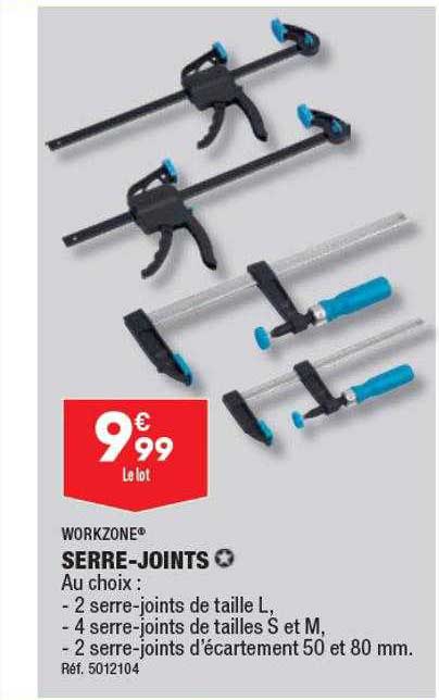 serre-joints workzone