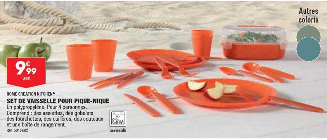 set de vaisselle pour pique-nique home creation kitchen