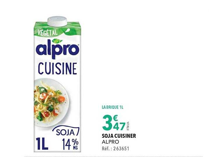 soja cuisiner alpro